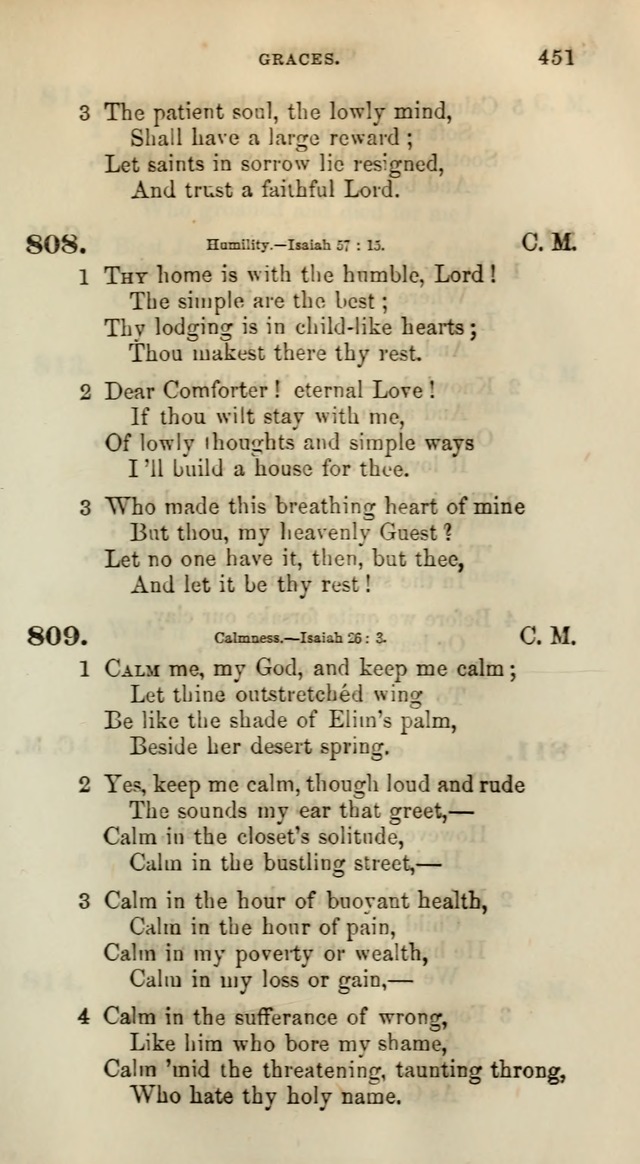 Songs for the Sanctuary; or, Psalms and Hymns for Christian Worship (Words only) page 451