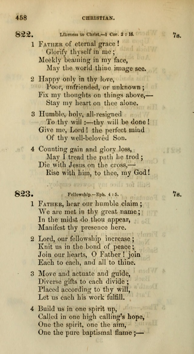 Songs for the Sanctuary; or, Psalms and Hymns for Christian Worship (Words only) page 458