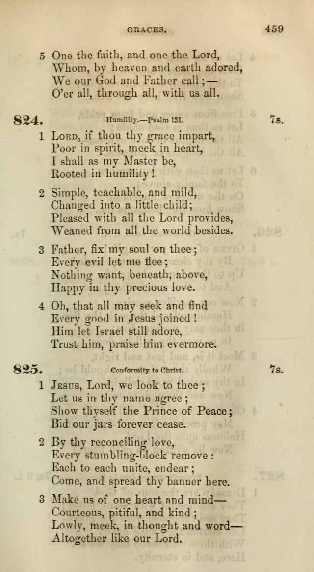 Songs for the Sanctuary; or, Psalms and Hymns for Christian Worship (Words only) page 459