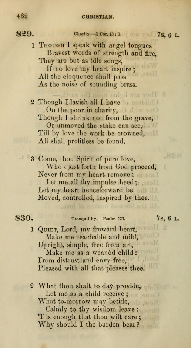 Songs for the Sanctuary; or, Psalms and Hymns for Christian Worship (Words only) page 462