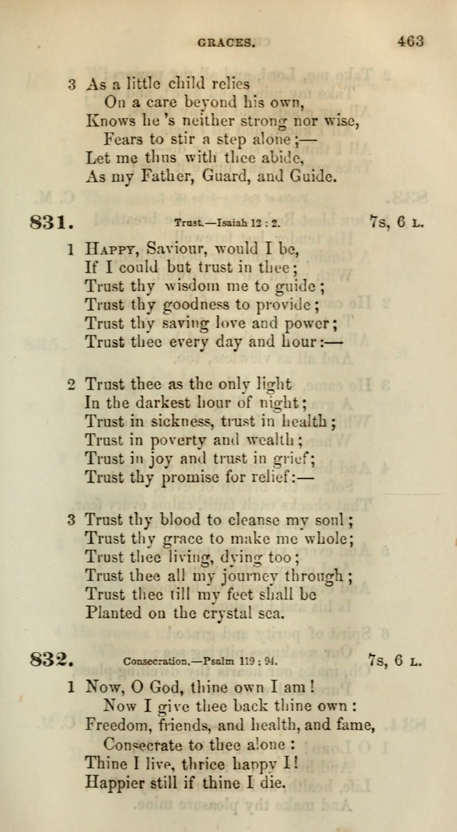 Songs for the Sanctuary; or, Psalms and Hymns for Christian Worship (Words only) page 463