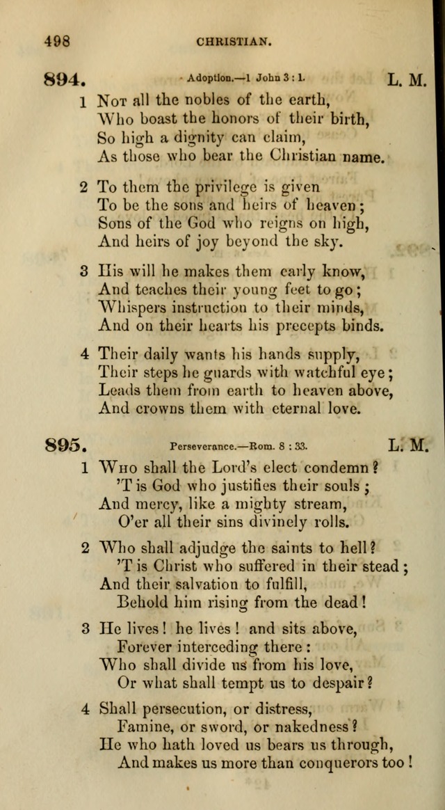 Songs for the Sanctuary; or, Psalms and Hymns for Christian Worship (Words only) page 498