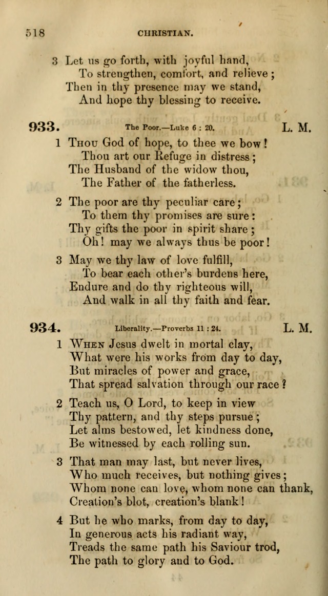 Songs for the Sanctuary; or, Psalms and Hymns for Christian Worship (Words only) page 518