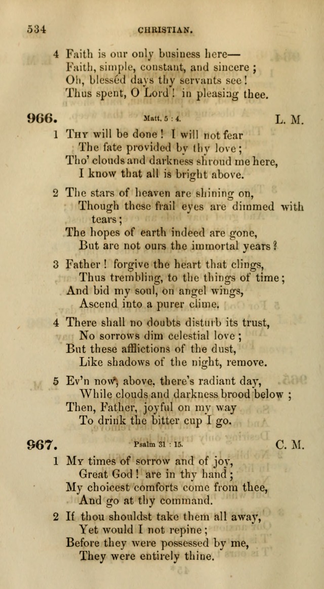 Songs for the Sanctuary; or, Psalms and Hymns for Christian Worship (Words only) page 534