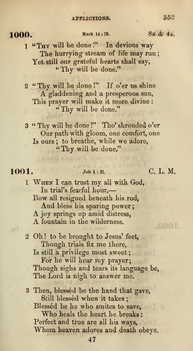 Songs for the Sanctuary; or, Psalms and Hymns for Christian Worship (Words only) page 553