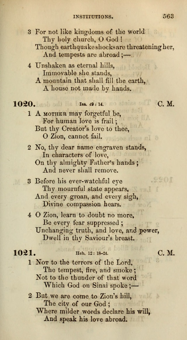 Songs for the Sanctuary; or, Psalms and Hymns for Christian Worship (Words only) page 563