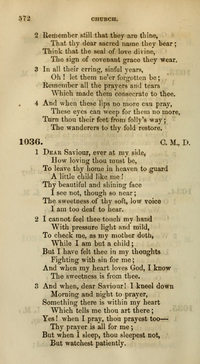 Songs for the Sanctuary; or, Psalms and Hymns for Christian Worship (Words only) page 572