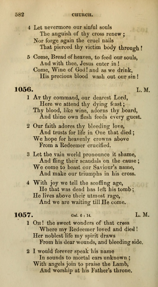 Songs for the Sanctuary; or, Psalms and Hymns for Christian Worship (Words only) page 582