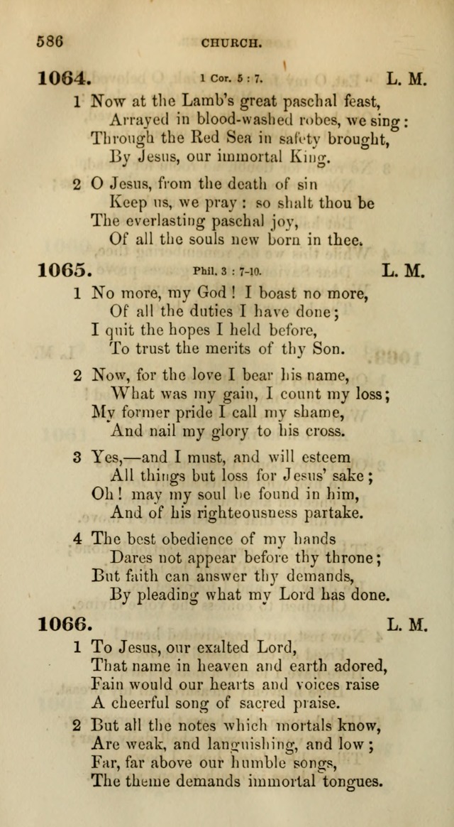 Songs for the Sanctuary; or, Psalms and Hymns for Christian Worship (Words only) page 586