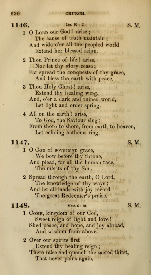 Songs for the Sanctuary; or, Psalms and Hymns for Christian Worship (Words only) page 630