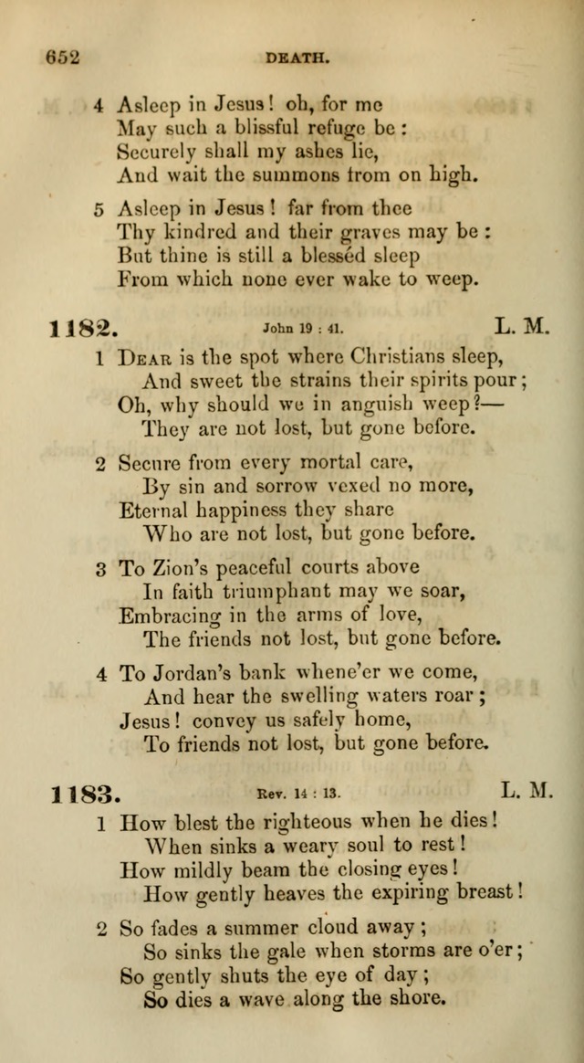 Songs for the Sanctuary; or, Psalms and Hymns for Christian Worship (Words only) page 652