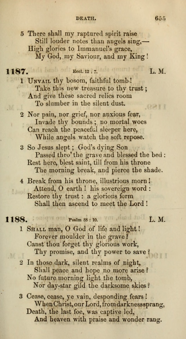 Songs for the Sanctuary; or, Psalms and Hymns for Christian Worship (Words only) page 655