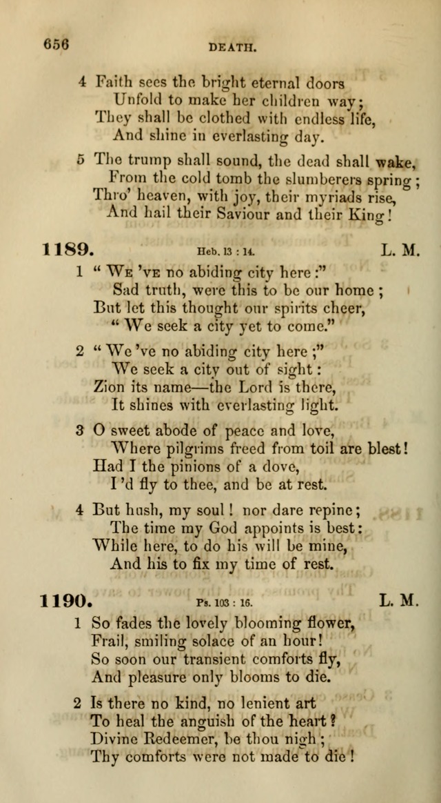 Songs for the Sanctuary; or, Psalms and Hymns for Christian Worship (Words only) page 656