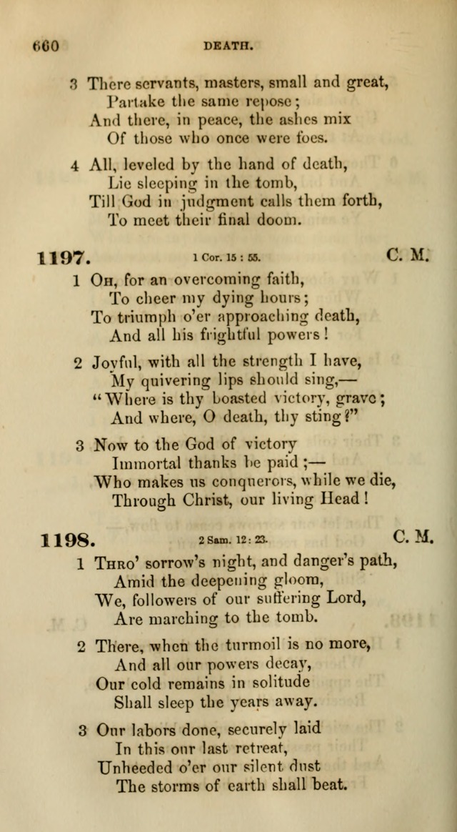 Songs for the Sanctuary; or, Psalms and Hymns for Christian Worship (Words only) page 660