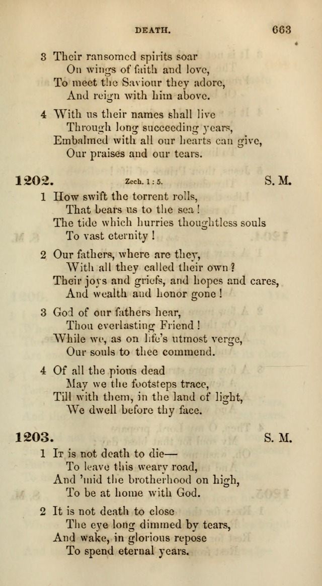 Songs for the Sanctuary; or, Psalms and Hymns for Christian Worship (Words only) page 663