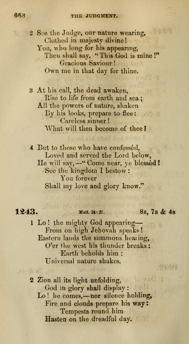 Songs for the Sanctuary; or, Psalms and Hymns for Christian Worship (Words only) page 688