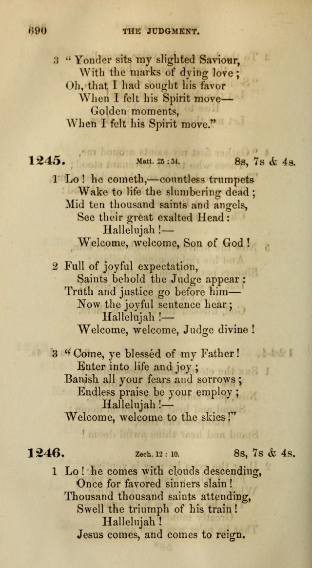 Songs for the Sanctuary; or, Psalms and Hymns for Christian Worship (Words only) page 690