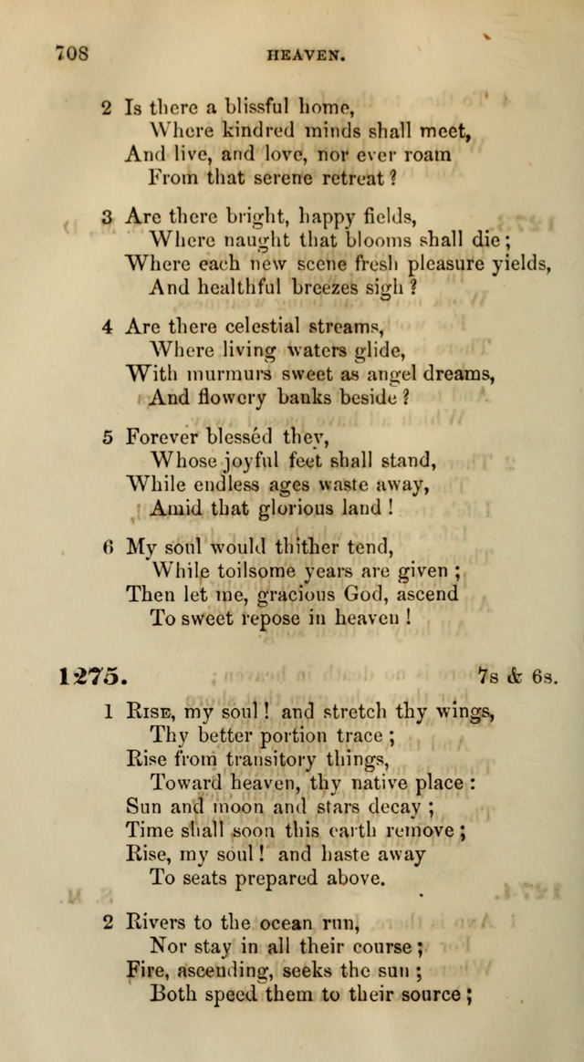 Songs for the Sanctuary; or, Psalms and Hymns for Christian Worship (Words only) page 708