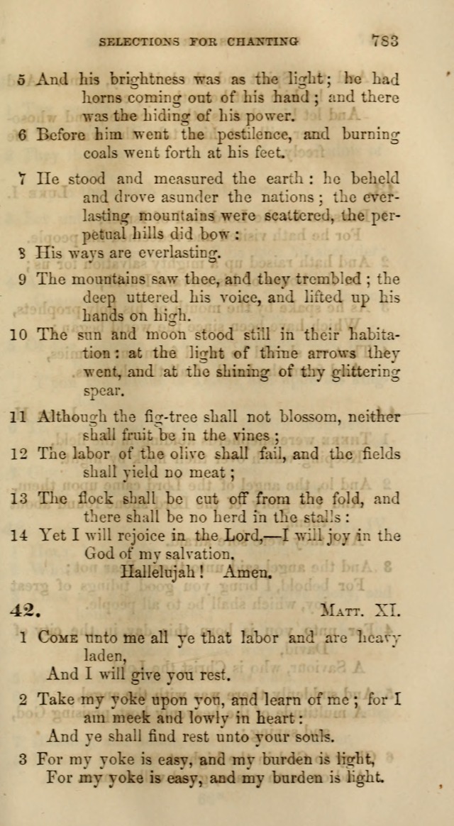 Songs for the Sanctuary; or, Psalms and Hymns for Christian Worship (Words only) page 781