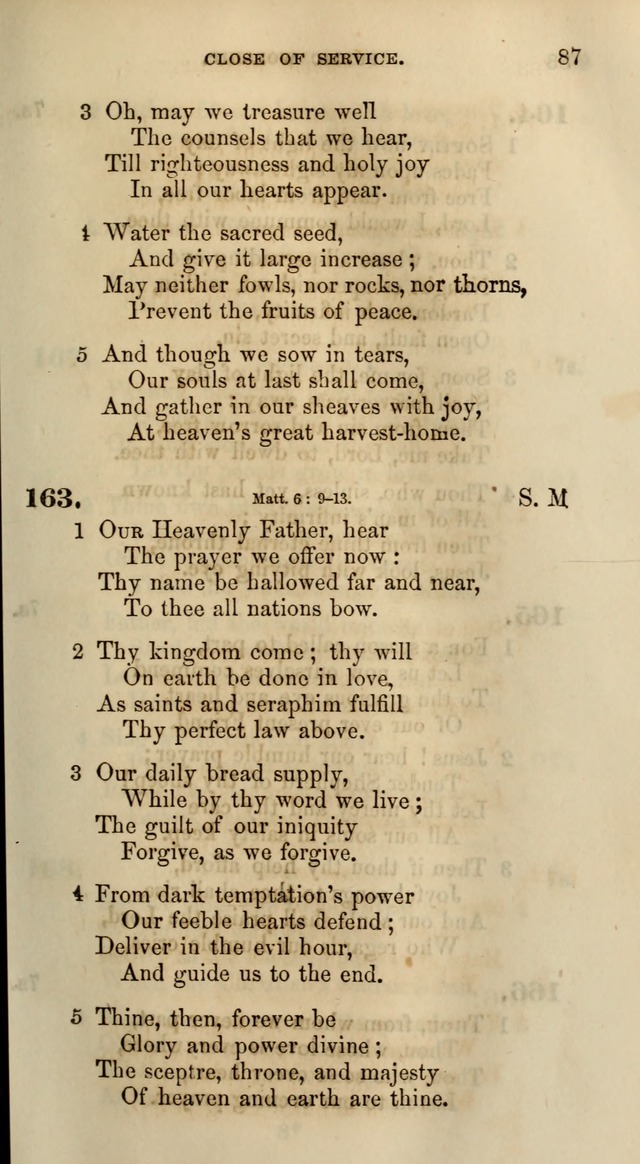 Songs for the Sanctuary; or, Psalms and Hymns for Christian Worship (Words only) page 87