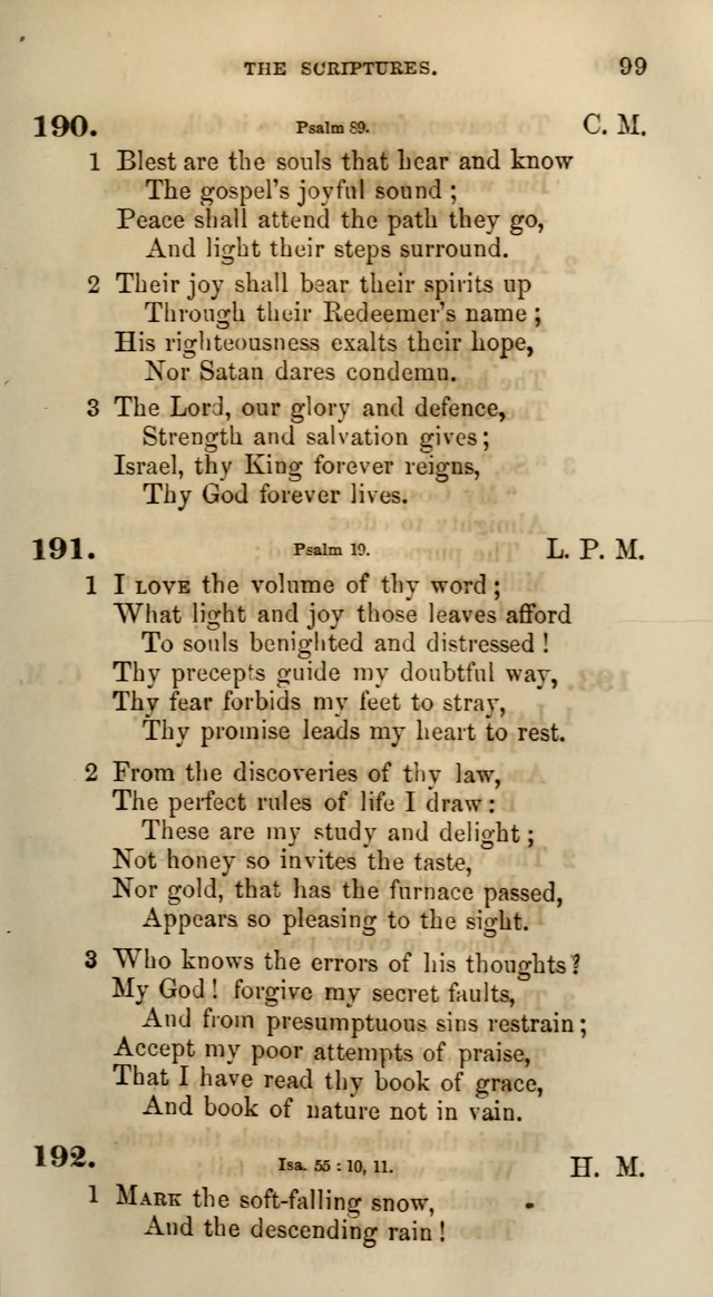 Songs for the Sanctuary; or, Psalms and Hymns for Christian Worship (Words only) page 99