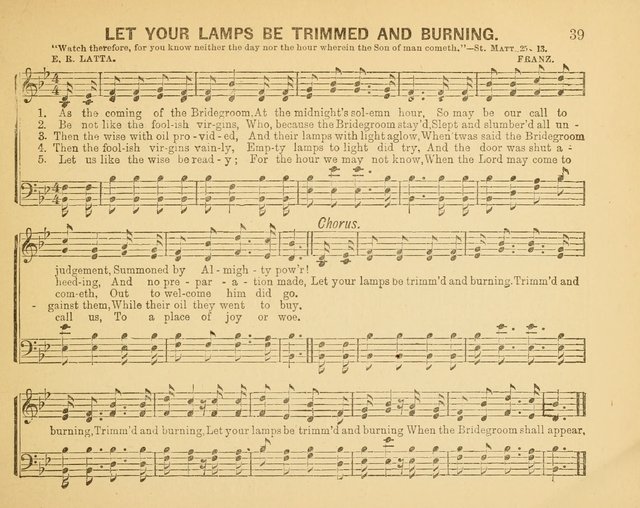 Sparkling Gems Nos.1 & 2 Combined: a new and choice collection of music for Sabbath schools, temperance, and social meetings page 39