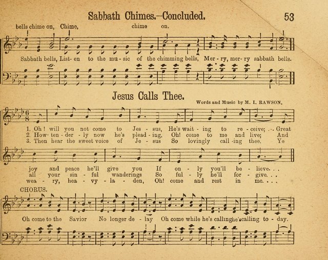 Sparkling Gems Nos.1 & 2 Combined: a new and choice collection of music for Sabbath schools, temperance, and social meetings page 53