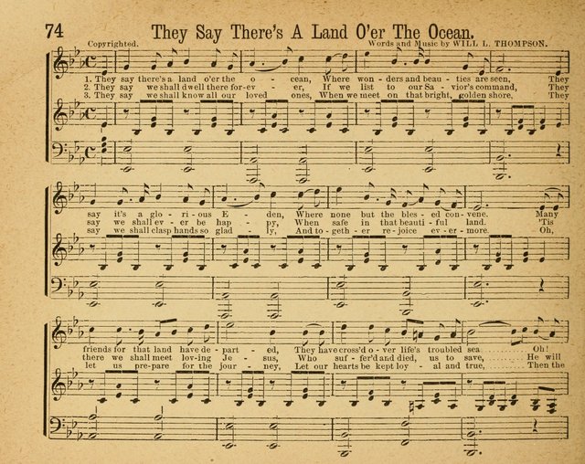 Sparkling Gems Nos.1 & 2 Combined: a new and choice collection of music for Sabbath schools, temperance, and social meetings page 74