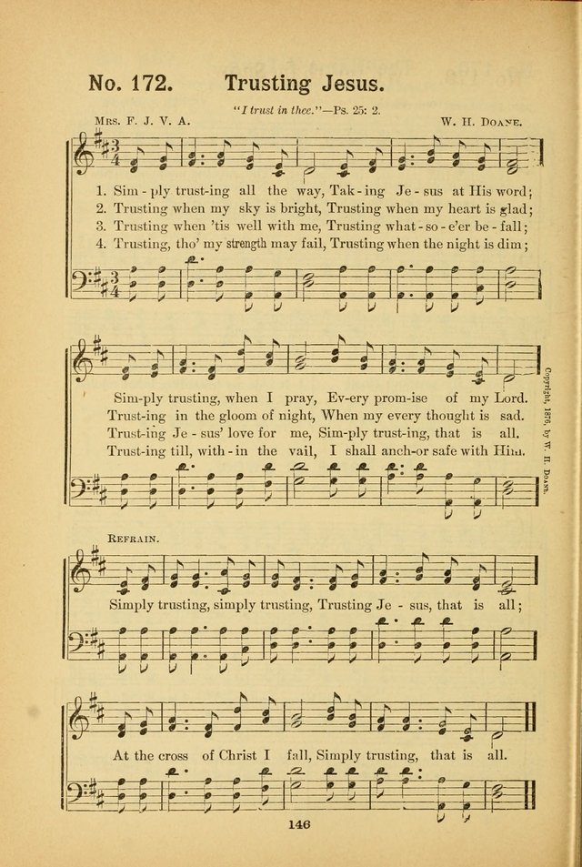 Select Gems: a choice collection of popular hymns and music for use in prayer meetings, the home and Sunday schools page 146