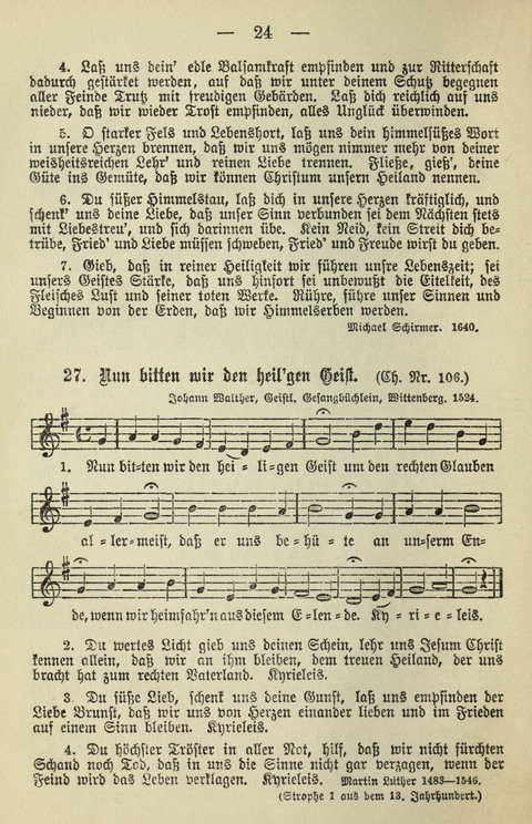 Schulgesangbuch für höhere Lehranstalten (Ausgabe für Rheinland und Westfalen) page 24