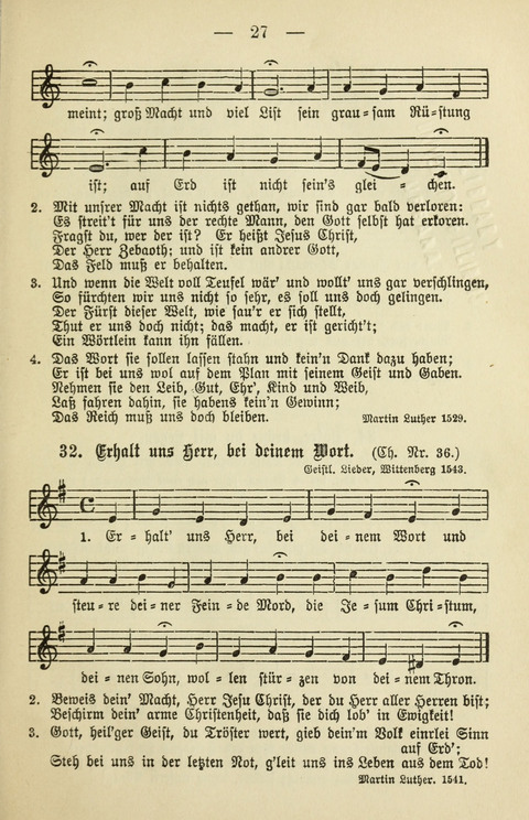 Schulgesangbuch für höhere Lehranstalten (Ausgabe für Rheinland und Westfalen) page 27