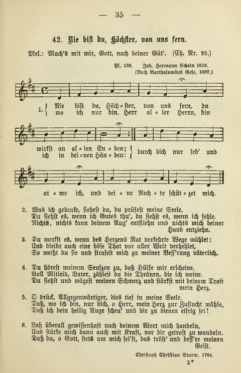 Schulgesangbuch für höhere Lehranstalten (Ausgabe für Rheinland und Westfalen) page 35