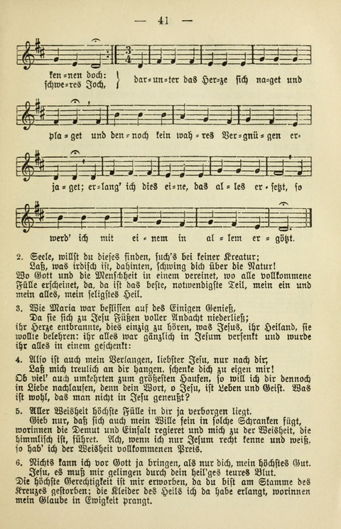 Schulgesangbuch für höhere Lehranstalten (Ausgabe für Rheinland und Westfalen) page 41