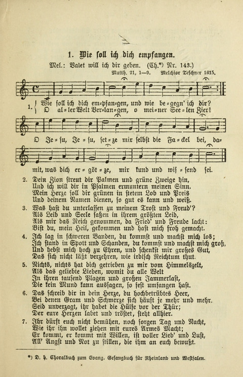 Schulgesangbuch für höhere Lehranstalten (Ausgabe für Rheinland und Westfalen) page 5