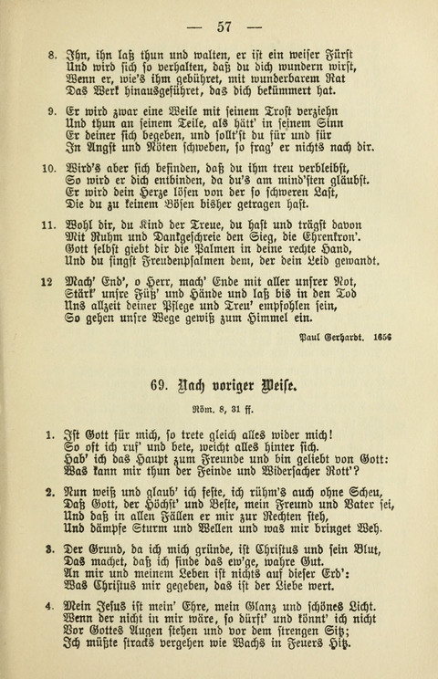 Schulgesangbuch für höhere Lehranstalten (Ausgabe für Rheinland und Westfalen) page 57