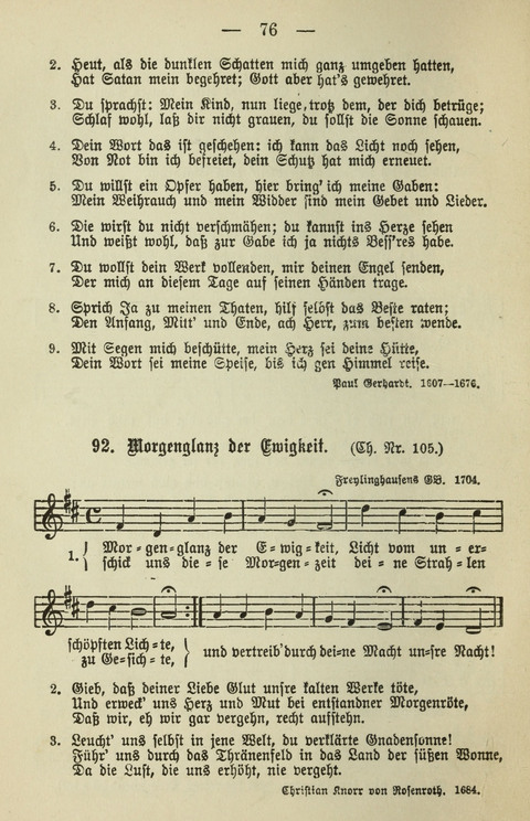 Schulgesangbuch für höhere Lehranstalten (Ausgabe für Rheinland und Westfalen) page 76