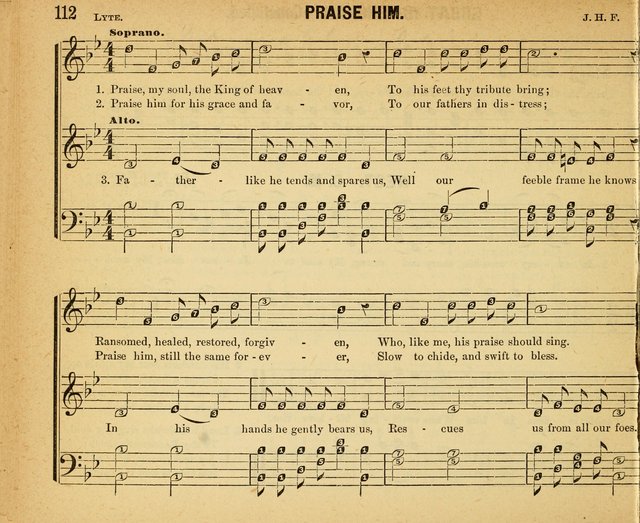 Songs of Gratitude: a Collection of New Songs for Sunday Schools and  worshiping assemblies     Worshiping Assemblies page 112