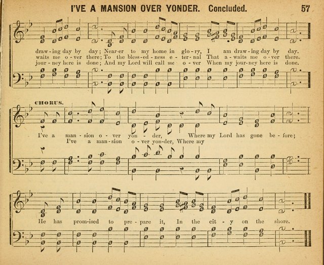 Songs of Gratitude: a Collection of New Songs for Sunday Schools and  worshiping assemblies     Worshiping Assemblies page 57