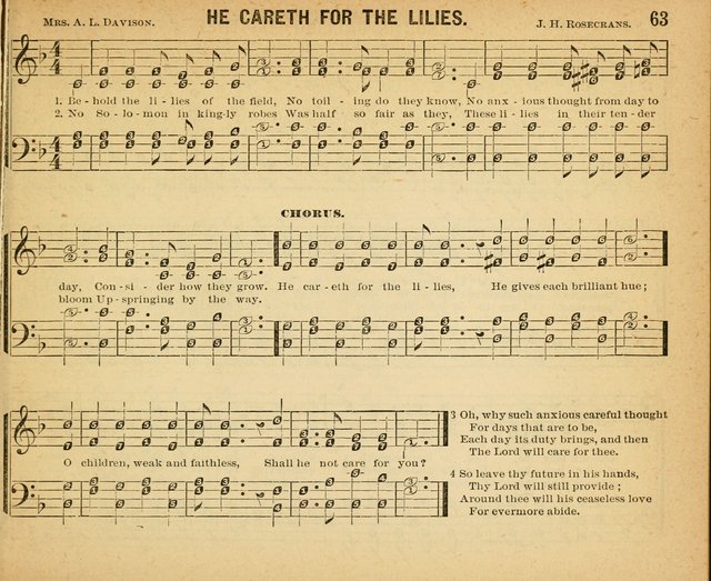 Songs of Gratitude: a Collection of New Songs for Sunday Schools and  worshiping assemblies     Worshiping Assemblies page 63