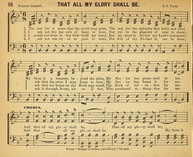 Songs of Gratitude: a Collection of New Songs for Sunday Schools and  worshiping assemblies     Worshiping Assemblies page 66