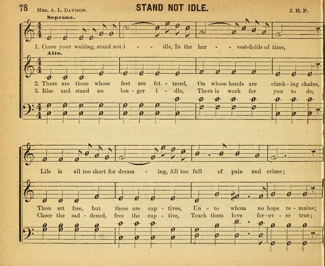 Songs of Gratitude: a Collection of New Songs for Sunday Schools and  worshiping assemblies     Worshiping Assemblies page 78