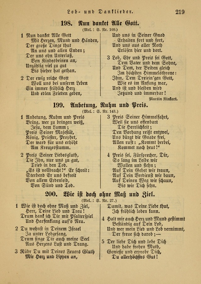 Sonntagsschul-Gesangbuch der Reformirten Kirche in den Vereinigten Staaten page 219