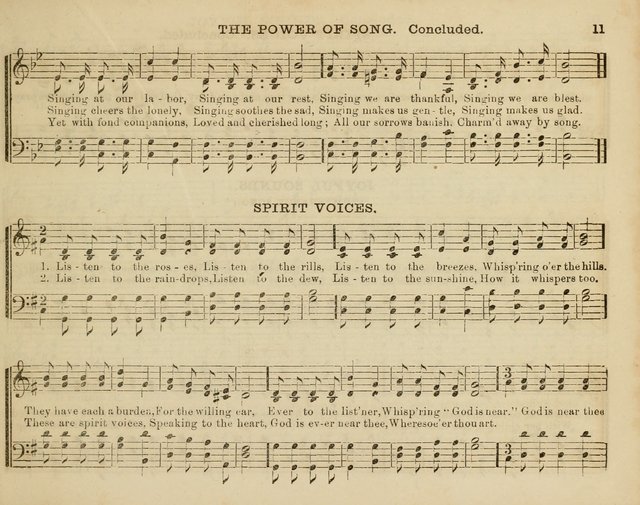 Song Garland; or, Singing for Jesus: a new collection of Music and Hymns prepared expressly for Sabbath Schools page 11