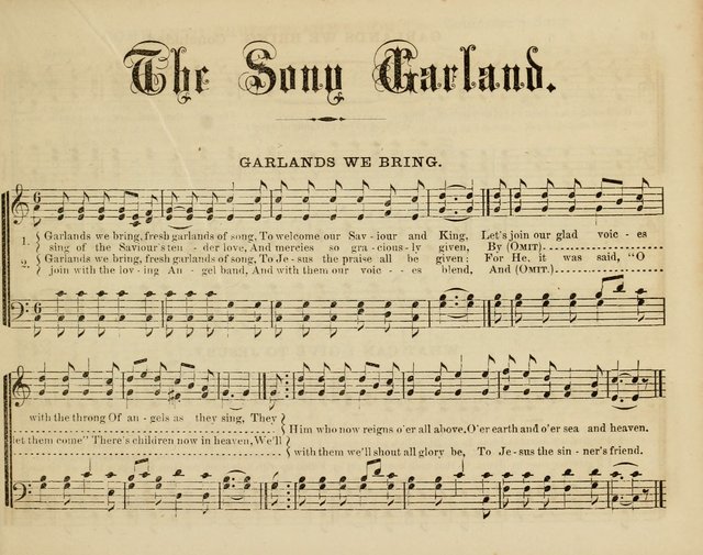 Song Garland; or, Singing for Jesus: a new collection of Music and Hymns prepared expressly for Sabbath Schools page 15