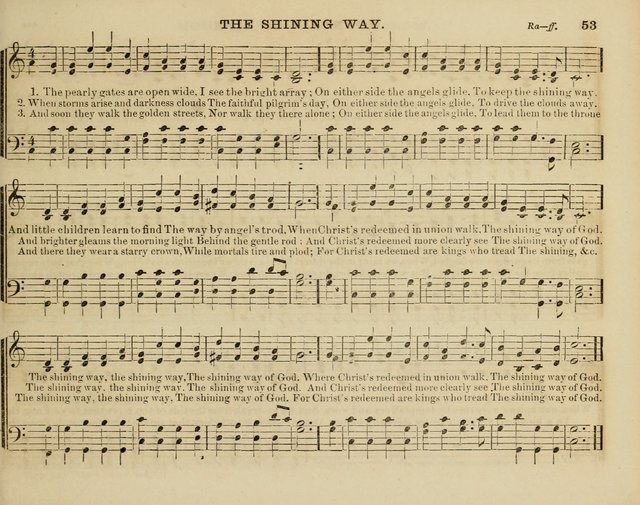 Song Garland; or, Singing for Jesus: a new collection of Music and Hymns prepared expressly for Sabbath Schools page 53