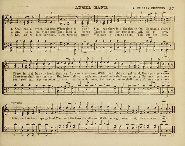 Song Garland; or, Singing for Jesus: a new collection of Music and Hymns prepared expressly for Sabbath Schools page 57