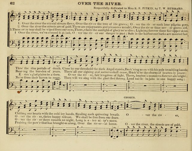 Song Garland; or, Singing for Jesus: a new collection of Music and Hymns prepared expressly for Sabbath Schools page 62