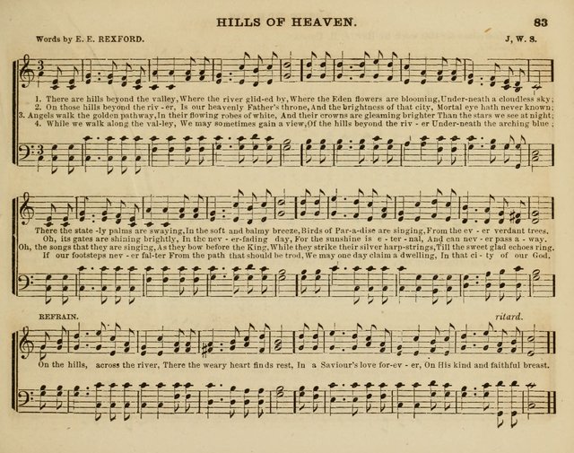 Song Garland; or, Singing for Jesus: a new collection of Music and Hymns prepared expressly for Sabbath Schools page 83