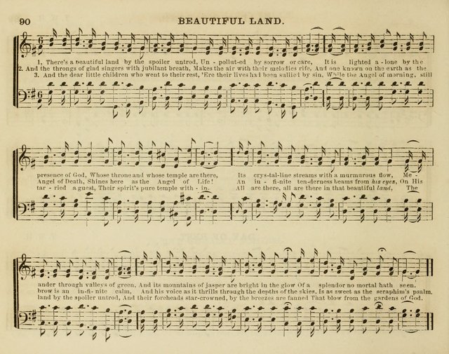 Song Garland; or, Singing for Jesus: a new collection of Music and Hymns prepared expressly for Sabbath Schools page 90