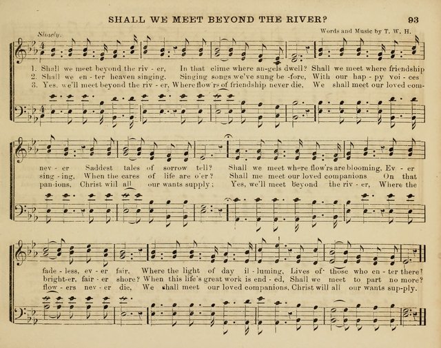 Song Garland; or, Singing for Jesus: a new collection of Music and Hymns prepared expressly for Sabbath Schools page 93